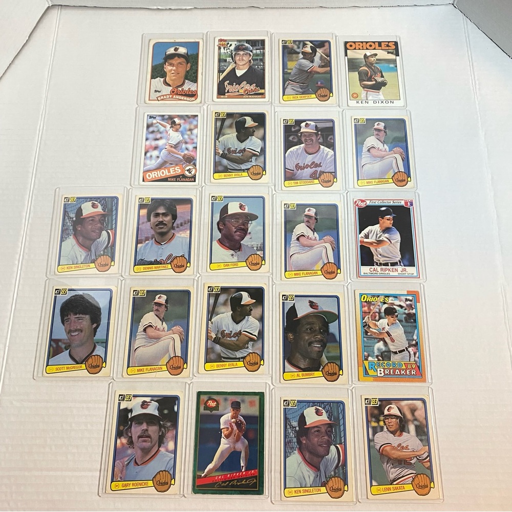 Orioles Baseball Cards Lot of 22